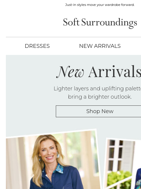 softsurroundings newsletter: Hundreds of New Arrivals