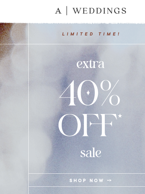 anthropologie newsletter: Extra 40% OFF sale is HERE 🤍