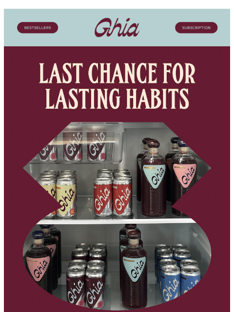 drinkghia newsletter: Stick With It