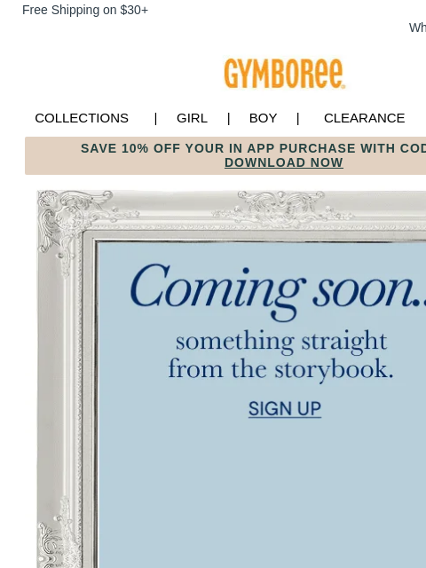 gymboree newsletter: Coming Soon... One Iconic Rabbit 🐇