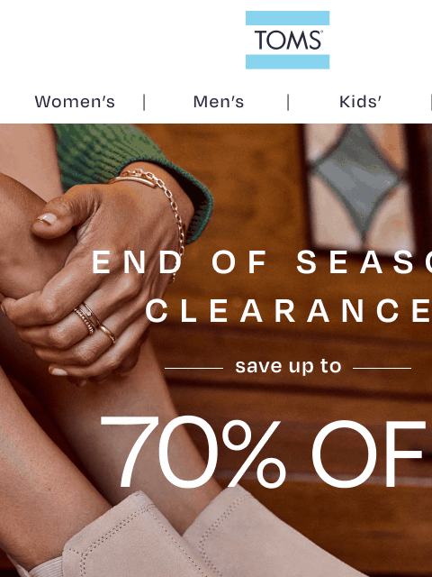 toms newsletter: Up to 70% Off Boots Ends Soon