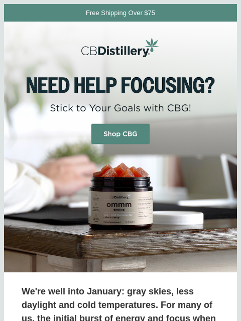 thecbdistillery newsletter: Having trouble focusing?