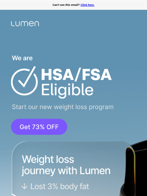 lumen newsletter: Don’t throw your FSA funds away 🚮