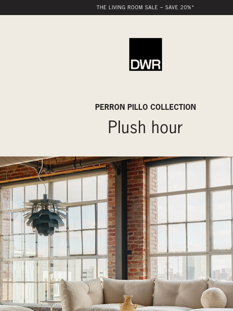 dwr newsletter: Curl up. Stretch out. Stay awhile.