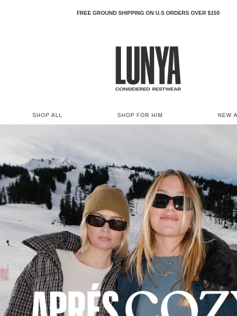 lunya newsletter: SILKTHERMAL FOR APRÉS