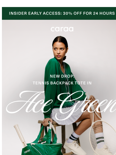 caraa newsletter: Ace Green Has Entered the Court