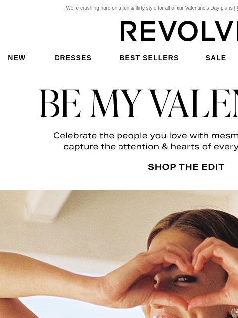 We're crushing hard on a fun & flirty style for all of our Valentine's Day plans | Update Your Email Preferences New Dresses Best Sellers Sale My Favorites Beauty Be My Valentine. Celebrate