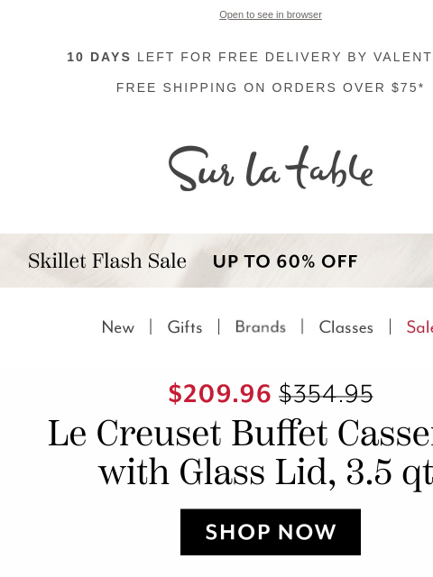 surlatable newsletter: You won't find this Le Creuset anywhere else.