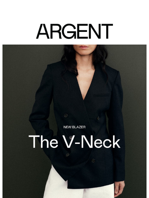 argentwork newsletter: New Blazer | Meet The V-Neck