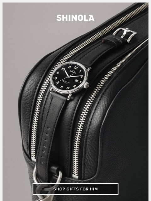 shinola newsletter: Solid gifts for solid guys