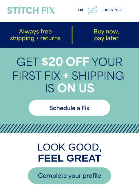 stitchfix newsletter: Need outfits that work?
