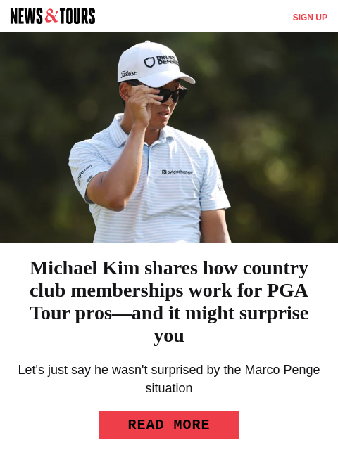 golfdigest newsletter: Koepka gets warm reception, looks rusty in return