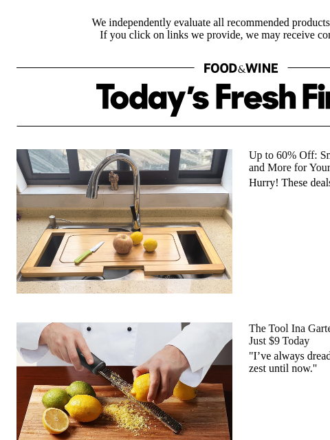 foodandwine newsletter: Ina Garten Wants You to Replace This $9 Tool for 2...