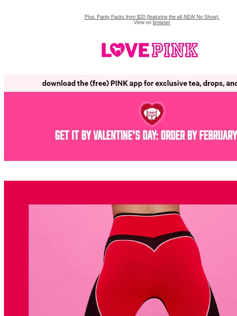 vspink newsletter: NEW Leggings Have Our Hearts 💖