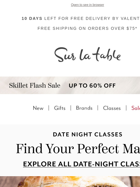 surlatable newsletter: Date Night done right: Valentine's Day & beyond