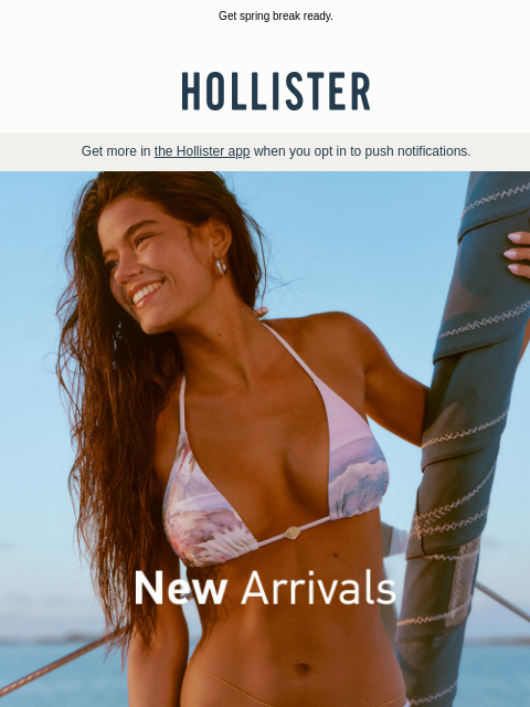 hollisterco newsletter: Swim is in 👙