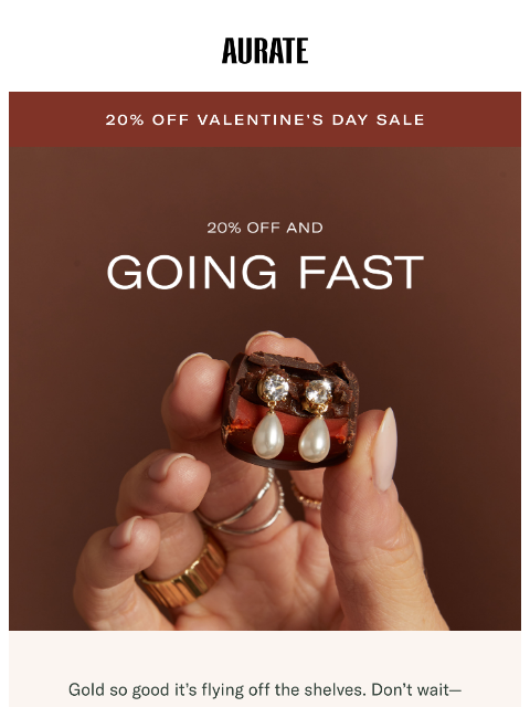 auratenewyork newsletter: 20% OFF FRIDAY TREATS