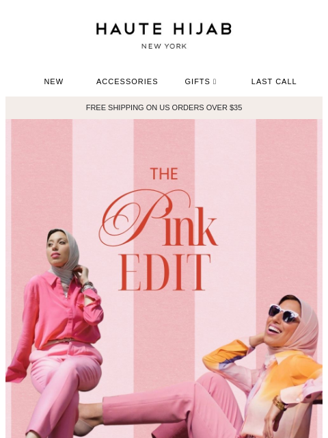 hautehijab newsletter: Trending for 2026: PINK🩷