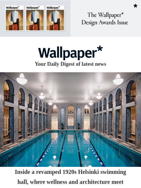 futureplc newsletter: A 1920s public pool gets a revamp