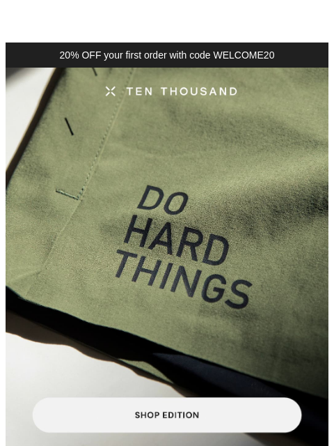 tenthousand newsletter: Limited-Edition Interval Short