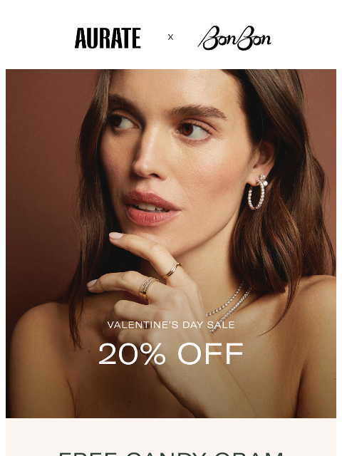 auratenewyork newsletter: AURATE X BONBON CANDY GRAM