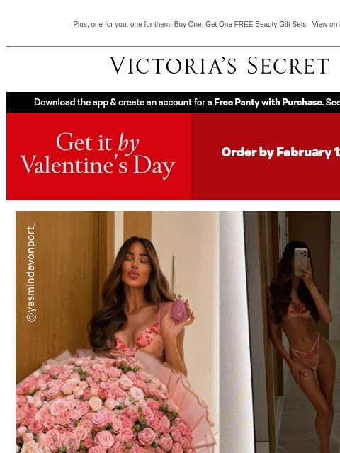 victoriassecret newsletter: Your Ultimate V-Day Destination (& Gifts)