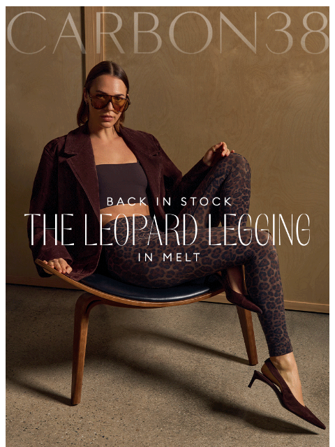 carbon38 newsletter: It's Back: Leopard Melt