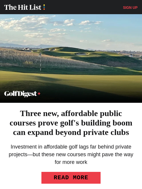 golfdigest newsletter: Tour pro explains DQ at Torrey Pines