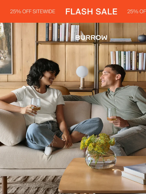 burrow newsletter: Your next sofa is within Range.