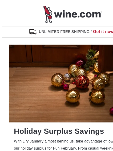 wine newsletter: Save up to 71% off wine & gifts!