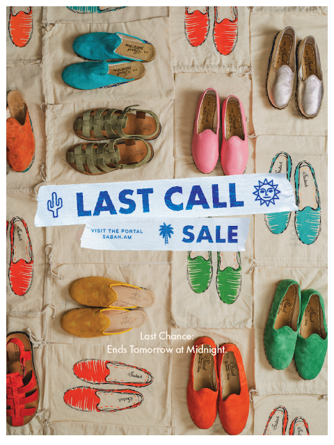 sabah newsletter: Last Chance for Last Call 🚨 2 Days Left!