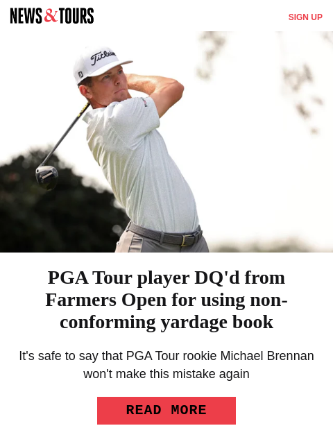 golfdigest newsletter: Dahmen’s three-eagle round critical for career