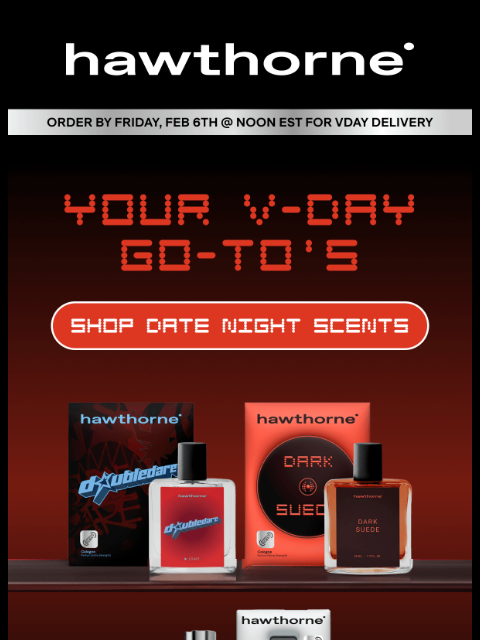 hawthorne newsletter: 3 Colognes that'll Impress Your Date