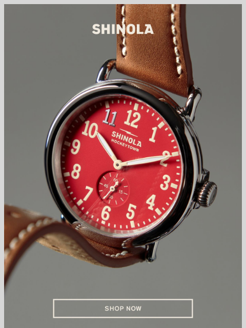 shinola newsletter: Red Wings Centennial Runwell