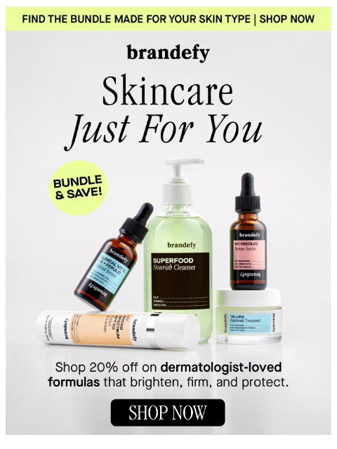 brandefyskin newsletter: Uncomplicate your routine