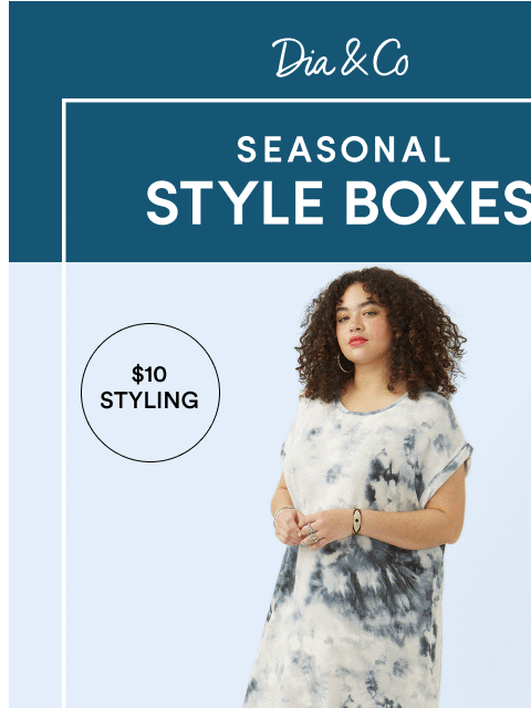 Evolve your wardrobe with expert personal styling at dia.com. Choose from themed boxes curated by an expert stylist, based on seasons, occasions and experiences. Style freedom through a life well-lived