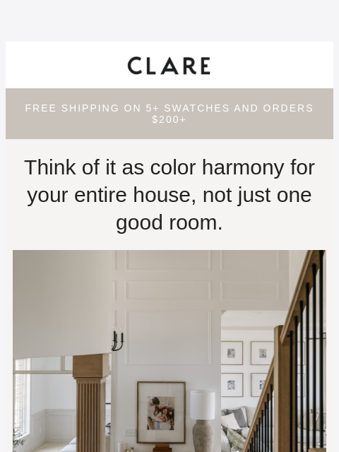 clare newsletter: Cohesive colors look good on everyone