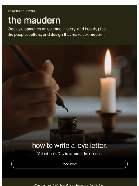 getmaude newsletter: the maudern.