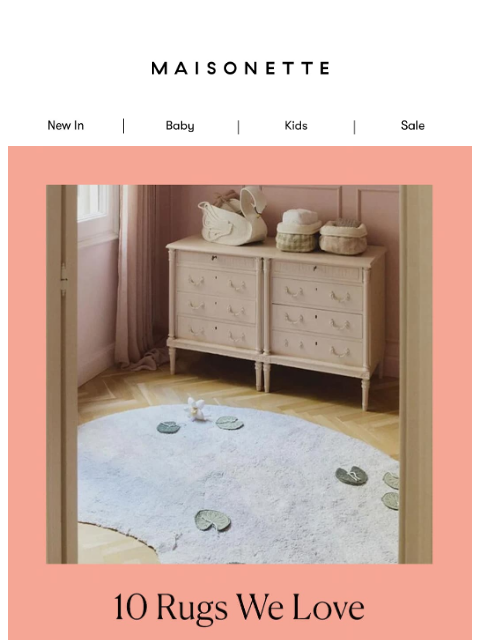 maisonette newsletter: Rug Life