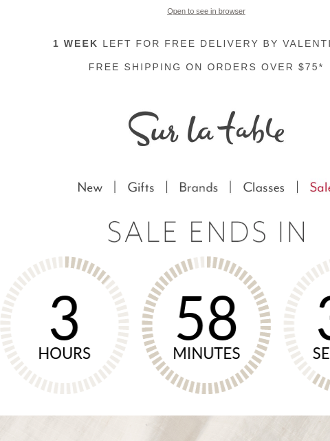 surlatable newsletter: Last Chance! Skillet Flash Sale up to 60% Off