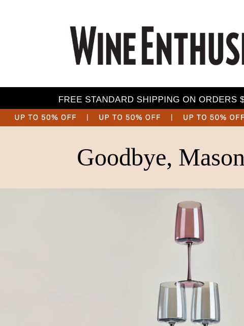 wineenthusiast newsletter: Your Glassware ✨Glow Up✨