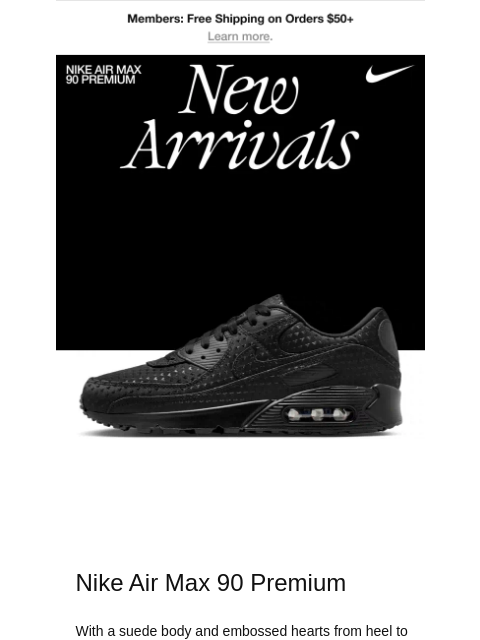 nike newsletter: A new stitch for a timeless icon