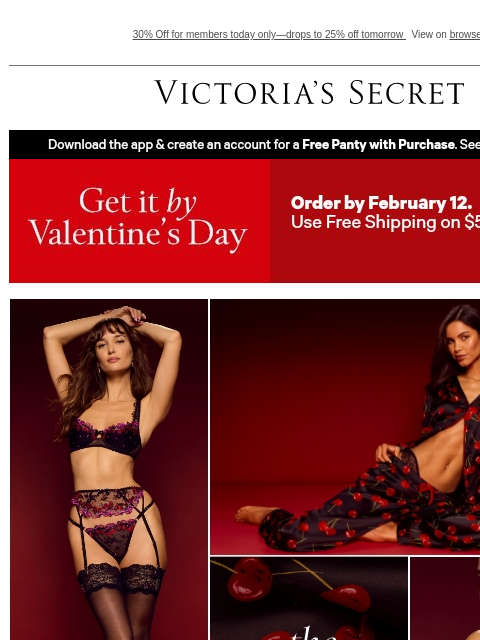 victoriassecret newsletter: These Pieces Are The Cherry On Top