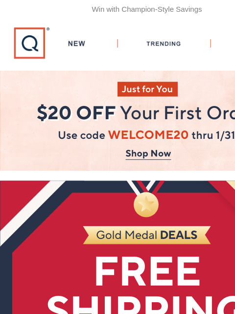 qvcemail newsletter: Today Only! Free Shipping Sitewide