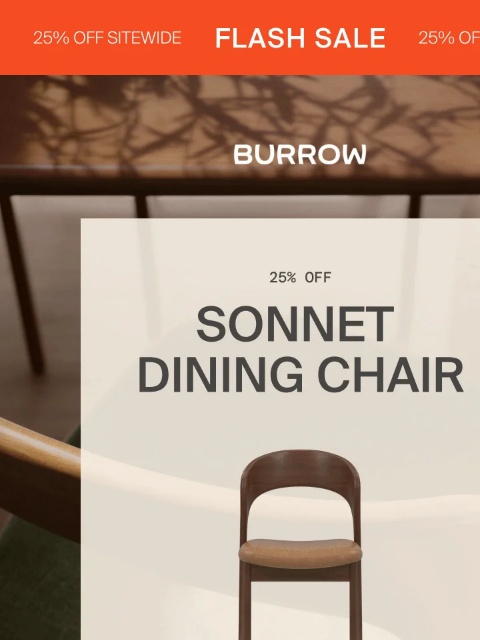 burrow newsletter: Pull Up a (Better) Chair