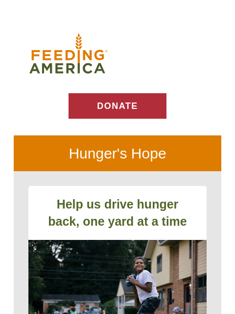 feedingamerica newsletter: INSIDE: The Big Game, Black History Month, and mor...