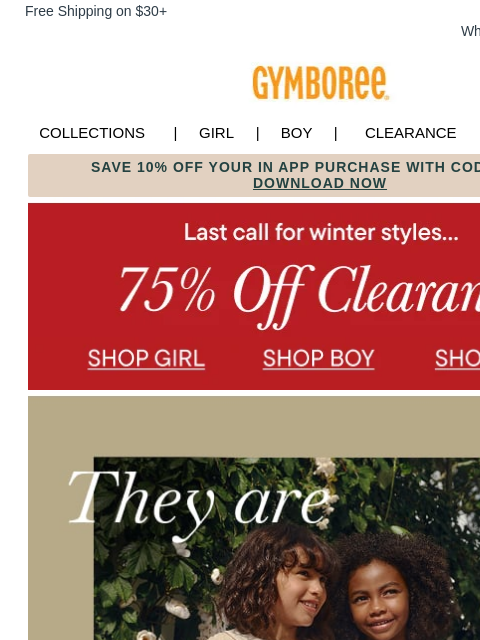 gymboree newsletter: These Chic Designs? Iconic. 🖤