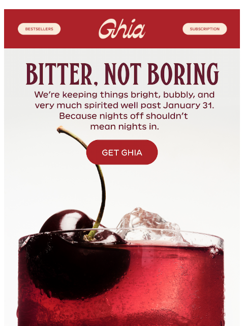 drinkghia newsletter: Thinking Ahead 💌