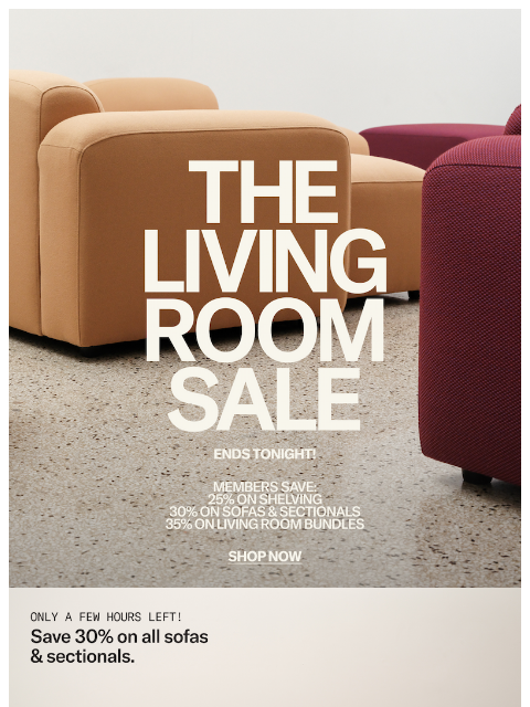 floydhome newsletter: Our Living Room Sale ends tonight!