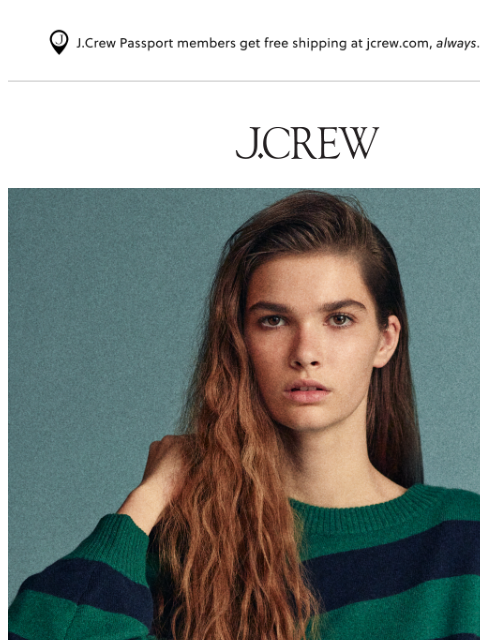 jcrew newsletter: New in our famous cashmere collection…